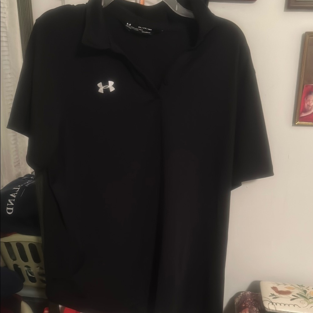 Under Armour Black Performance Polo Shirt